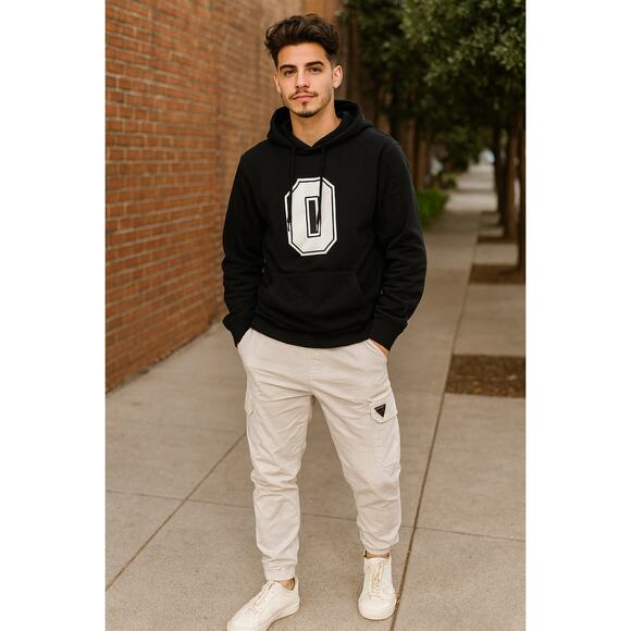 Benjamin Black Jogger Pants Beige Techwear Cargo Style Nylon Blend Sz S Y2K - Picture 9 of 9